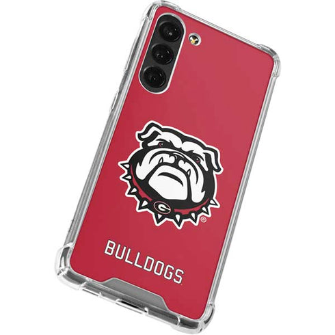 University of Georgia Bulldogs Logo Galaxy S23 FE Clear Case